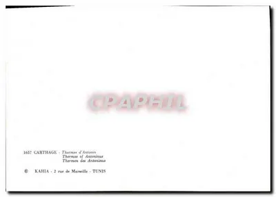 Ruiny Pompéi — widok na zatokę Neapolu i wzgórze Wезuwa — n° 1657 — Rewers