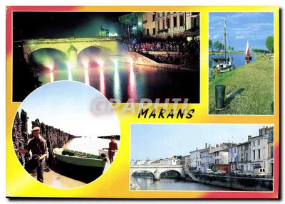 Marans — vista da cidade e do canal — editor ARTAUD Frères