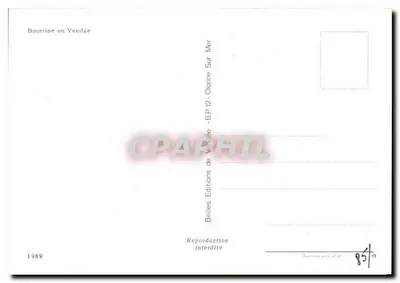 Bourrine in Vendée — Cabina con tetto di paglia — Editions — Verso