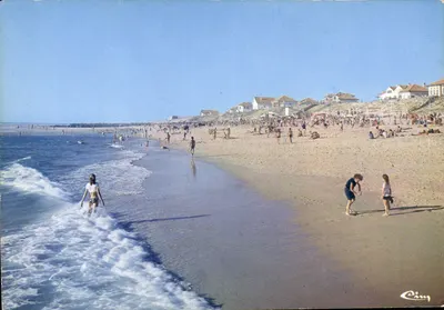 Praia de Mimizan — Landes — editor Cing, número de série não visível