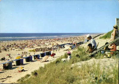 Mimizan-Plage (Landes) — Descida para a Praia Sul — Edição da Europ Lux