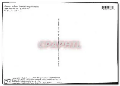 Elvis Presley i jego zespół — telewizyjna prezentacja — Stage Show, Nowy Jork, marzec 1956 — Alfred Wertheimer, 1979 — Rewers