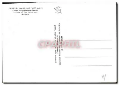 Aiguebelette les Bords du Lac — Editor Edy, n°73/630-S — Verso