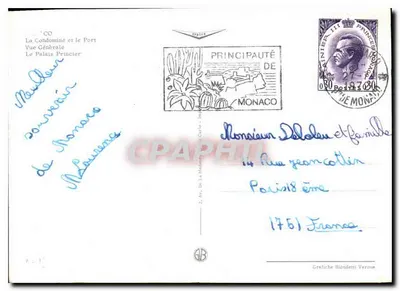 Monako — Ogólny widok — Gräfliche Biondetti Verona — Rewers