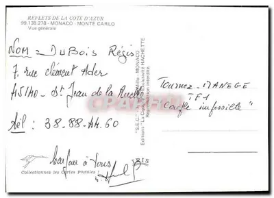 Monte-Carlo — Vista geral — Edições IRIS — Verso