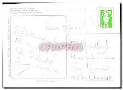 Mouustiers Ste Marie — Najważniejsze miejsca w Prowansji — Éditions du Boumin — Rewers