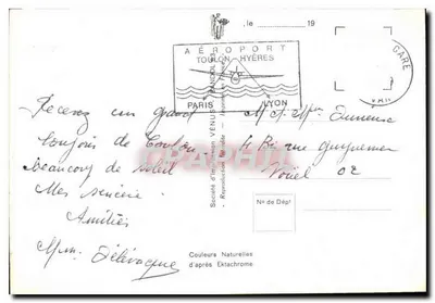 Mercado de frutas e legumes — Hyères — Sociedade de Impressão VénuDol — Verso