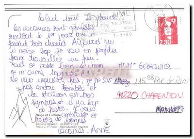 Zakryta droga w górach — Aime-en-Trentaise — Wydawnictwo Revalp — Rewers