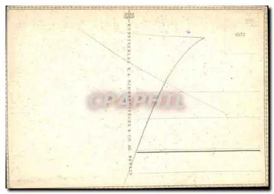 Mistel — gele en rode vruchten — Kunstverlag E.A. Schwertfeger & Co. AG Berlin, n° 0572 — Achterkant