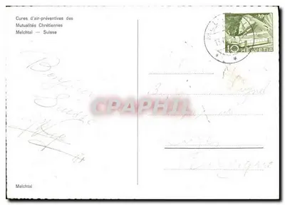 Melchthal — Cure d'aria preventive delle Mutualità Cristiane — editore Melchthal — Verso