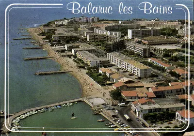 Balaruc les Bains — vista aérea — Edições DINO, n° 2584 E
