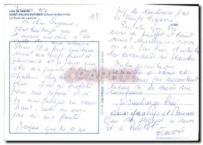 O Poço de Lauture — Saint-Palais-sur-Mer (Charente-Maritime) — editor RIS — Verso