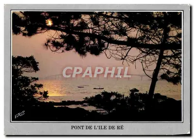 Ponte da Ilha de Ré — vista ao pôr do sol — Editor Europe, n° 2195