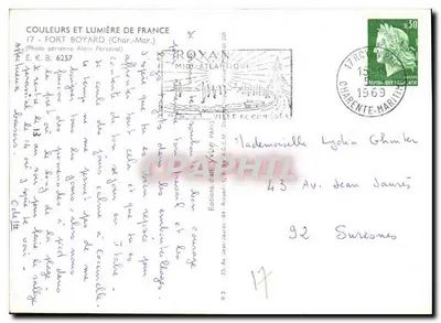Fort Boyard — Charente-Maritime — Wydawnictwo Jean-Jaurès — Rewers