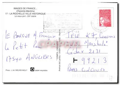 La Rochelle — Oude Haven — Charente-Maritime — Achterkant