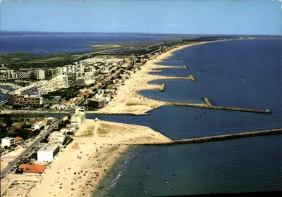 Carnon Plage — Visão aérea — Edição Magdona