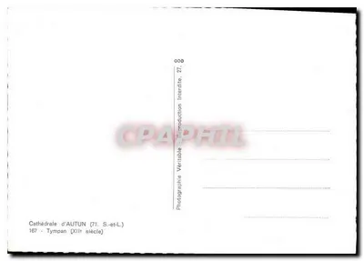 Katedra w AUTUN — Tympan (XII wiek) — 167 — Rewers