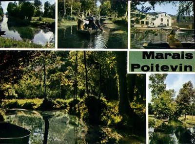 Marais Poitevin — paisagem fluvial e canais — Éditions de Larue