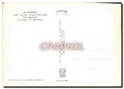 Le Tréport — Vista geral — Lumicap — Verso