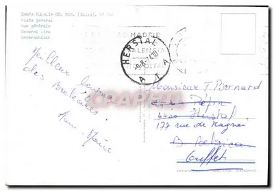 Santa Eulalia del Río (Ibiza) — Vista Geral — Editor desconhecido, N° 342 — Verso