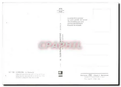 Cordoue — O Mausoléu — A. Subirats Casanovas, n° 730 — Verso