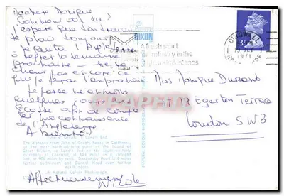 John O'Groats a Lands End — 876 Milhas — Dixon Photographic — Verso