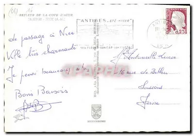 Nizza — Herinnering aan Nizza — Uitgever MEXICHROME, n° (66) AF — Achterkant