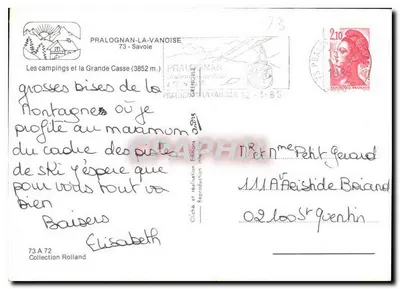 Pralognan-la-Vanoise — Al centro del parco — Éditions Intégrale — Verso