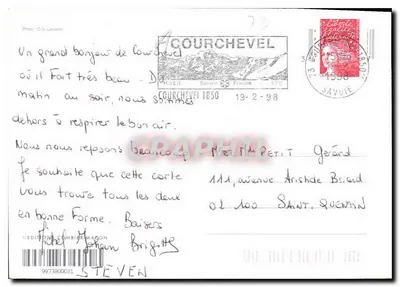 Snowy Mountain — Courchevel — Authentic — Back