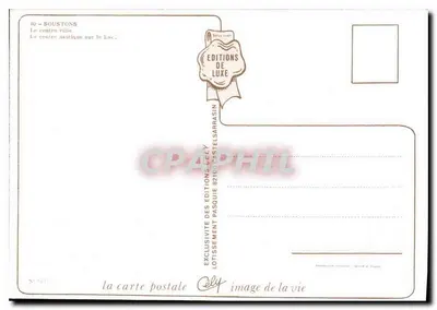 Souustons — vista panorâmica — Edições de Luxo — Verso