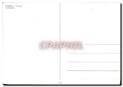 Nabeul - Tunísia — o artesanato — 1168 — Verso