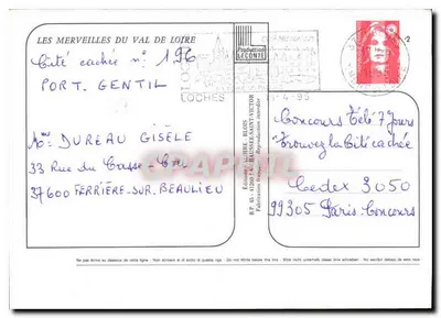 The Castles of the Loire — Leconte Editions, No. 196 — Back