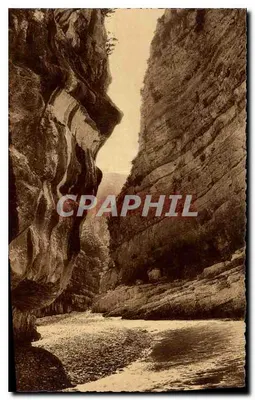 Les Gorges du Verdon — « par le fond » — Foto Mortier, Edición D.A. Nice