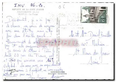 Juan-les-Pins — Playa — Editor IRIS — Reverso