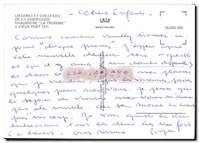 Cores e charmes da Normandia — Chalé 'La Trirème' no Vieux Port (27) — Edições Iris — Verso