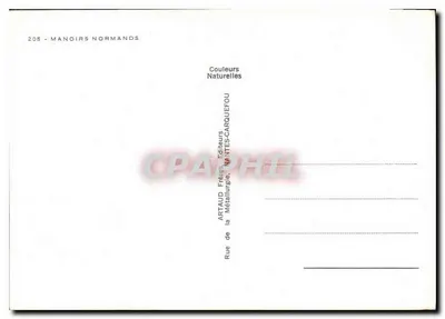Château Normando — estilo de madeira entrelaçada — Artaud Frères, Nantes — Verso