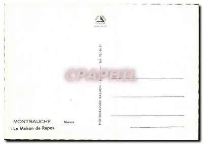 A Casa de Repouso — Montsauche — editor Raymon Color — Verso