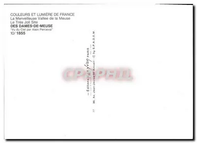 Wąwóz Mezony — widok z lotu — Wydawnictwo Jean-Jaures & Arcueil — Rewers