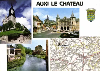 Auxi-le-Château — Panorama da cidade — Edições e Impressões Combier / Mâcon