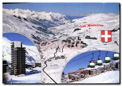 Les Menuires — estação de esqui — Éditions Cellard - BRON