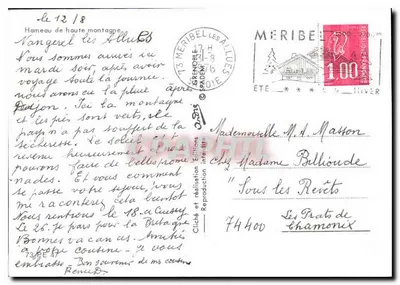 Hameau de Haute-Allues — Montagne alpine — Éditions Interitre — Rewers