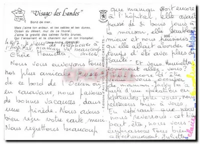 Vignes — Widok na wybrzeże — Wydawnictwo Art Vignes — Rewers