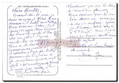 Neris-les-Bains — Stacja wodna — Wydawnictwo LYS — Rewers