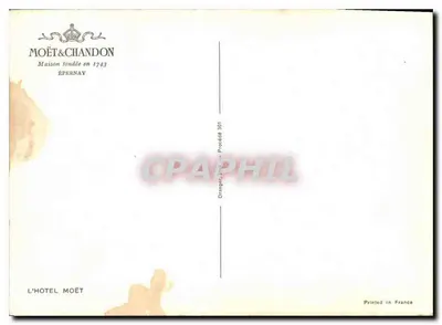 Hotel Moët & Chandon — Épernay — Moët & Chandon — Rewers