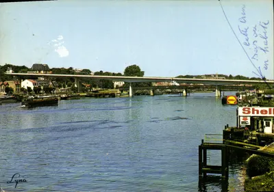 A Seine e o novo ponte — Conflans-Sainte-Honorine — editor Lyna, n° 9551