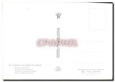 Palácio do Rei Pedro — Sala dos Reis Maures — Editor: Equipo de Oro, N° 12 — Verso