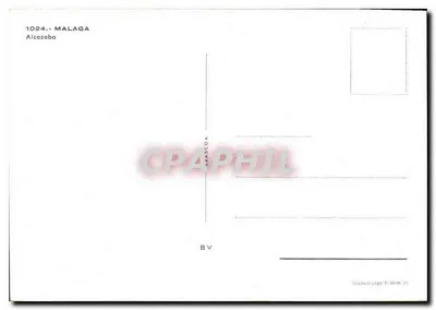 Alcazaba w Maladze — widok panoramiczny — Stara pocztówka 1024 — Rewers