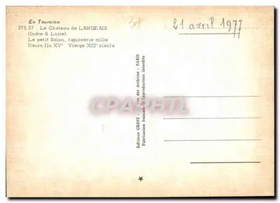 O Pequeno Salão — tapeçaria de mil flores do final do século XV — Edições GREFF — Verso