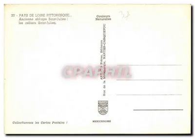 Stara abbatia Świętego Julianna — magazyny — Artaud Frères, Nantes — Rewers