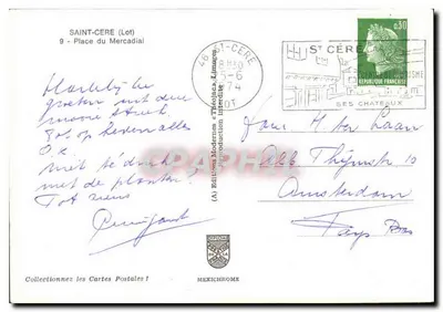 Saint-Céré (Lot) — Plac Mercadial — Éditions Modernes d'Images — Rewers